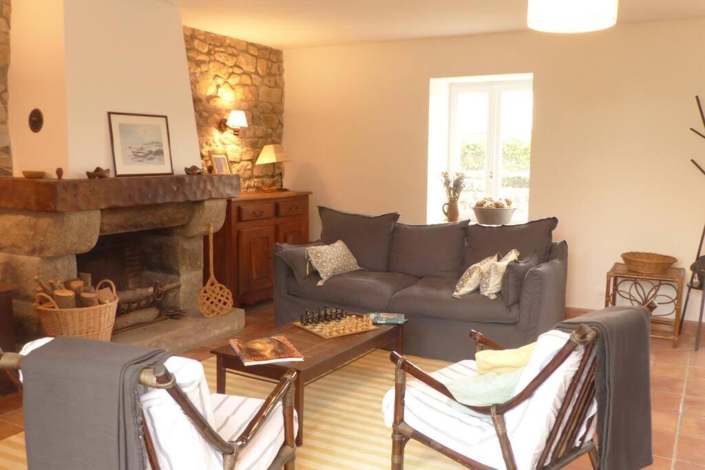Crac'H, Grande Maison De Vacances Au Calme Crach 外观 照片